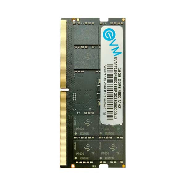 EVM 16GB DDR5 4800MHz Sodimm CL19 Laptop Ram – TechCure India