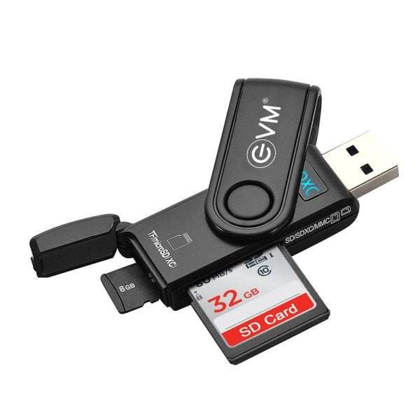 EVM 2in-1 USB 3.0 Card Reader – TechCure India