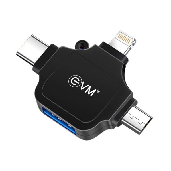 EVM 3-in-1 OTG Pendrive Reader – TechCure India