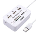 EVM All-in-One USB 2.0 Card Reader & 3-Port USB HUB – TechCure India