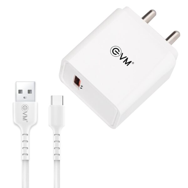 Evm Enquick Charger Qc 3.0 Usb Charger – TechCure India