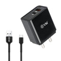 Evm Enspeed Charger 22.5w Qc+pd – TechCure India