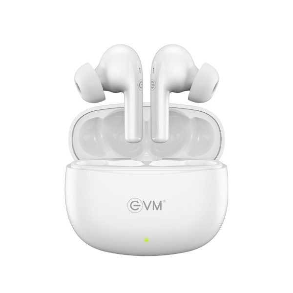 EVM ENZEST TWS Bluetooth True Wireless Earbud (White) – TechCure India