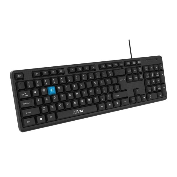 EVM EVM-WDK-216 Wired Keyboard (Black) – TechCure India
