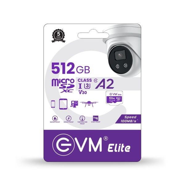 EVM Elite 512GB MicroSD XC Class 10 – TechCure India