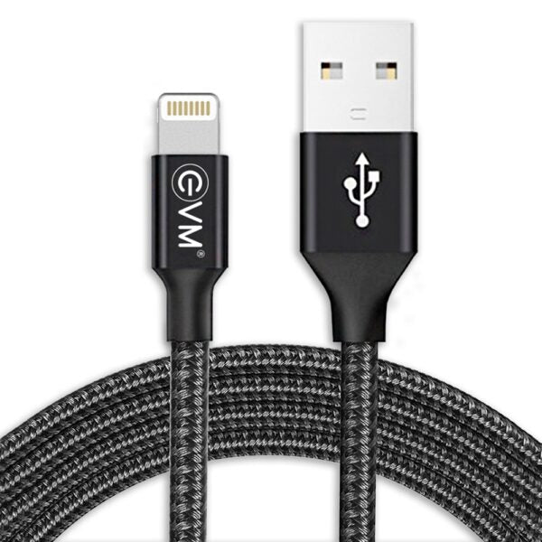 EVM Lightning Data Cable (1 Meter & 4 Amp) EVM-CM-09 – TechCure India