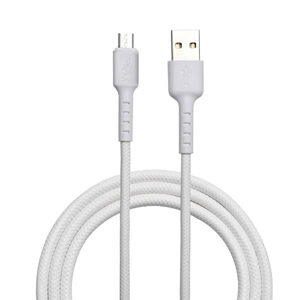 EVM Micro USB Data Cable (1 Meter & 4Amp) EVM-C-011 (White) – TechCure India