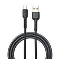 EVM TYPE-C DATA CABLE (1 METER & 4 AMP) EVM-C-012, Black – TechCure India