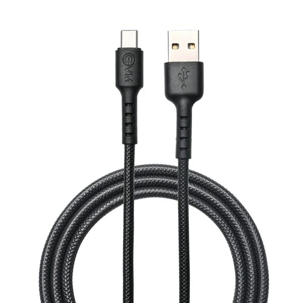 EVM TYPE-C DATA CABLE (1 METER & 4 AMP) EVM-C-012, Black – TechCure India