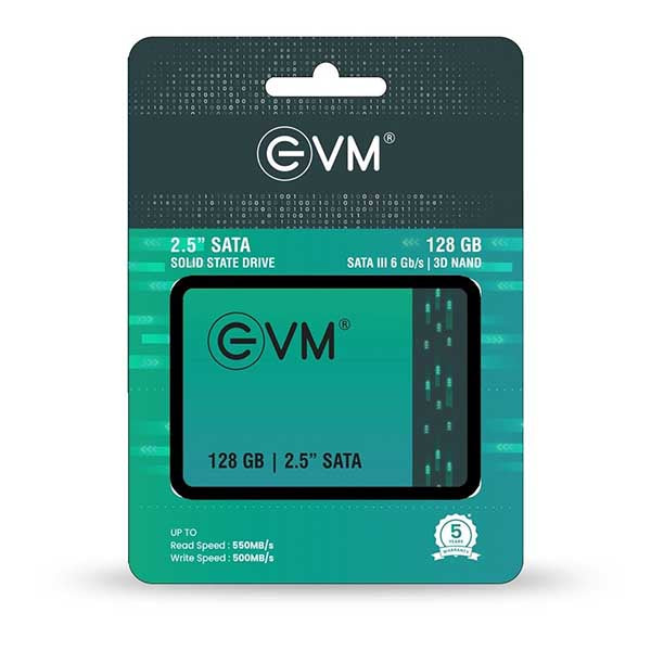 EVM 128GB Internal SSD 2.5" INCH SATA – TechCure India