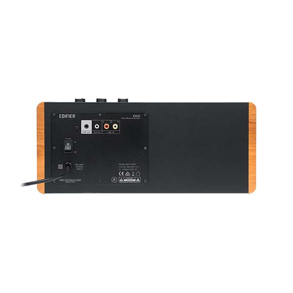 Edifier D12 Desktop Stereo Speaker Bluetooth v5.0 70 Watts (Brown) – TechCure India