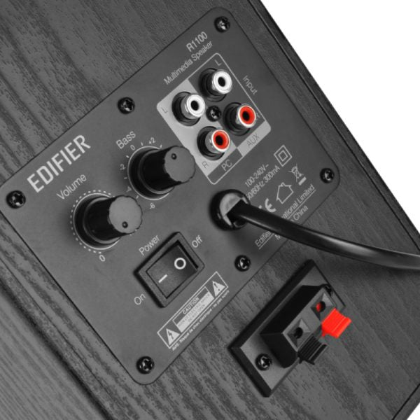 Edifier R1100 2.0 SPK-EF-R1100 USB, Wired (Black) – TechCure India