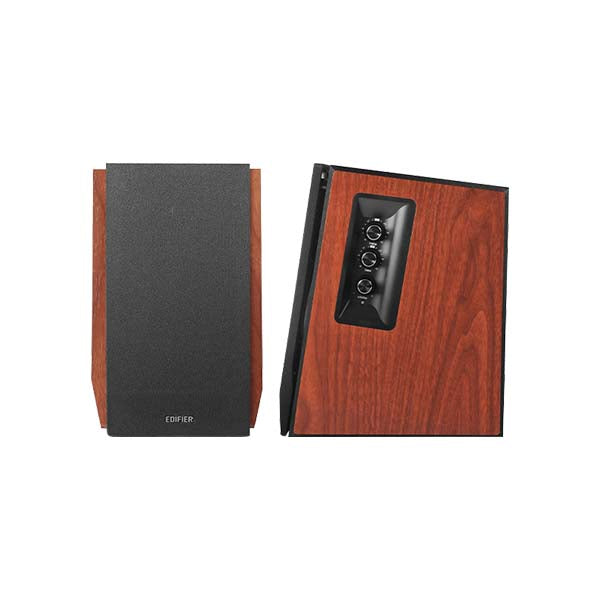 Edifier R1700BTs Powered Bluetooth 5.0 Wireless Bookshelf Speakers - 66 Watts (Brown) – TechCure India