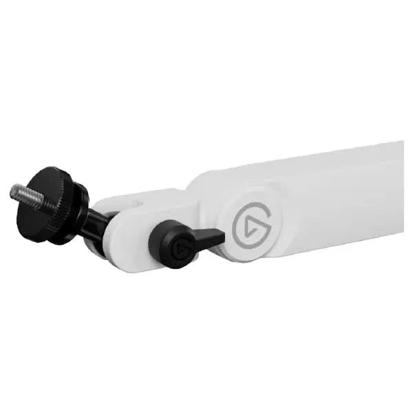 Elgato Wave Mic Arm Pro White - 360 Rotatable Low Profile Gas Spring Microphone Arm, Works Mics/Shure SM7B/HyperX QuadCast/Rode/Blue Yeti & More for Broadcasting/Podcasting/Streaming – TechCure India