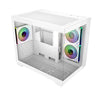 COOLER MASTER Elite 481 Wood ARGB MATX Mini Tower Cabinet ( White ) - 2