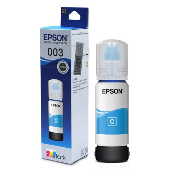 Epson 003 Ink 65 ml Bottle (Cyan) – TechCure India
