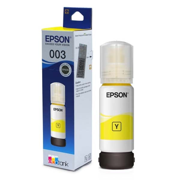 Epson 003 Ink 65 ml Bottle (Yellow) – TechCure India