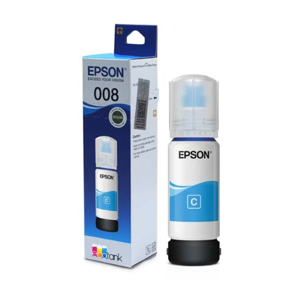 Epson 008 Ink 70 ml Bottle (Cyan) – TechCure India