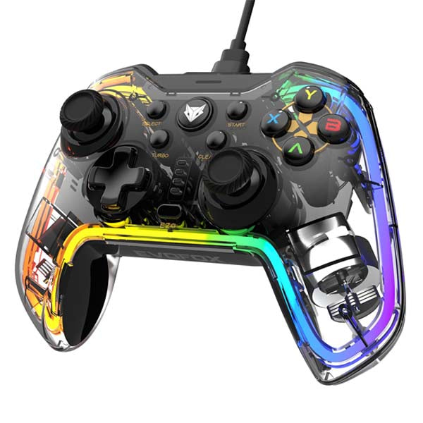 EvoFox Elite X RGB Wired Gaming Controller for PC - (Transparent) – TechCure India