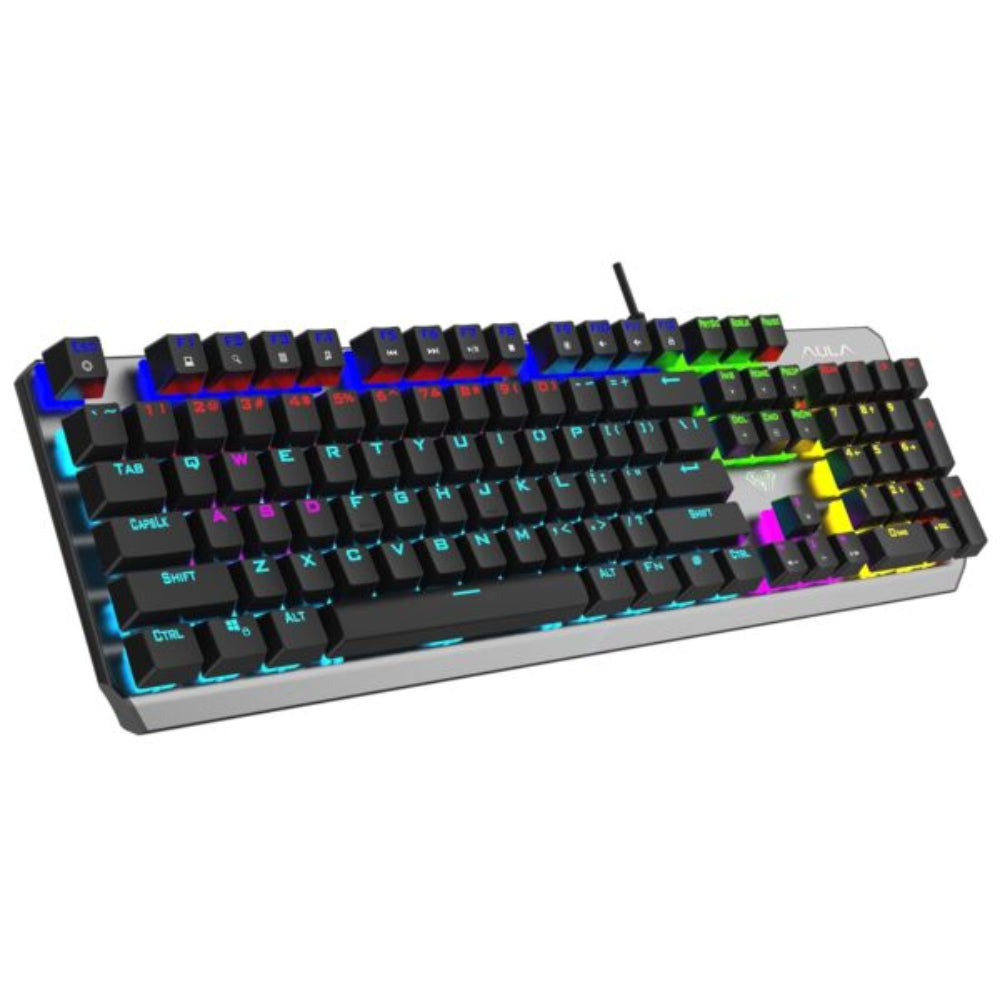 AULA F2066-II Full Size RGB Wired Mechanical Gaming Keyboard ( Black ) ( Blue Switch ) – TechCure India