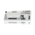 AULA F99 3 in 1 Hot Swappable RGB Gasket Wireless Mechanical Keyboard (Gray+White, Gray wood Switch) – TechCure India