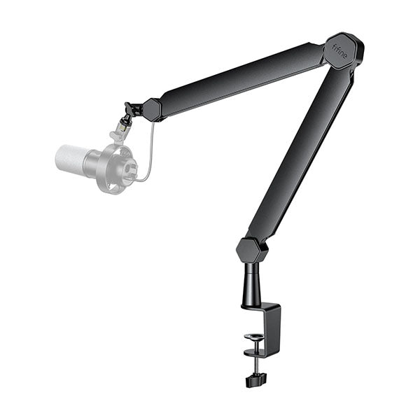 FIFINE BM66 Mic Boom Arm Microphone Stand with Cable Management Channel – TechCure India