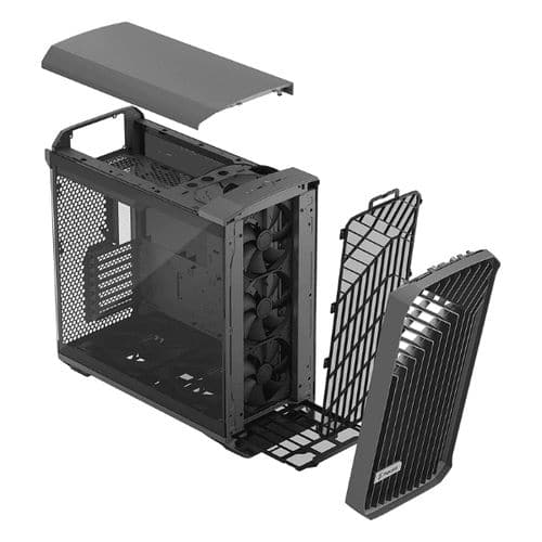 FRACTAL DESIGN Torrent EATX Light Tint Mid Tower Cabinet (Grey) - 4