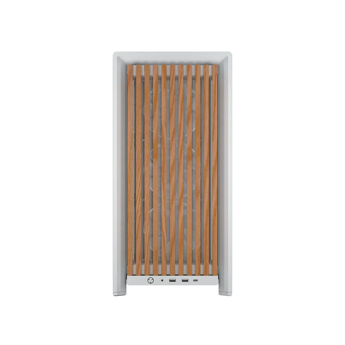 Corsair CASE FRAME 4000D WOOD RS Modular Mid-Tower PC Case - White/Oak – TechCure India