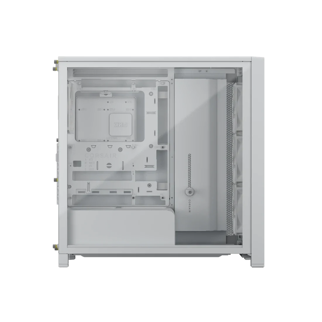 Corsair CASE FRAME 4000D WOOD RS Modular Mid-Tower PC Case - White/Oak – TechCure India