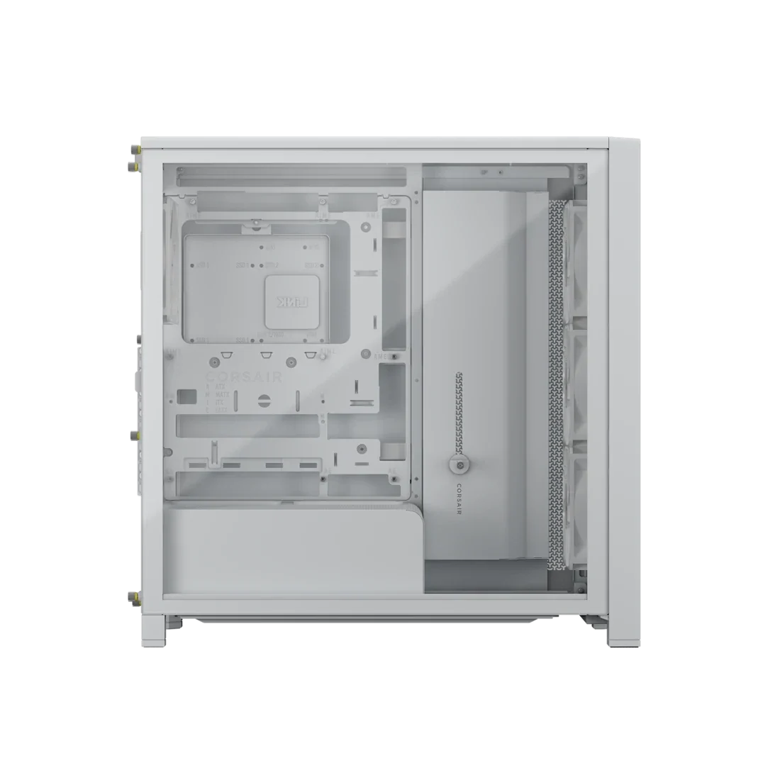 Corsair CASE FRAME 4000D WOOD RS Modular Mid-Tower PC Case - White/Oak – TechCure India