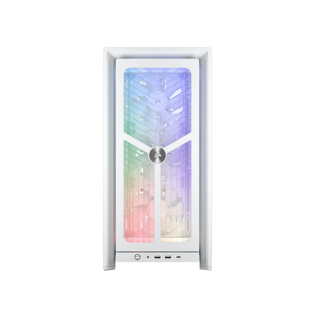Corsair CASE FRAME 4000X RS Mid-Tower PC Case - White – TechCure India