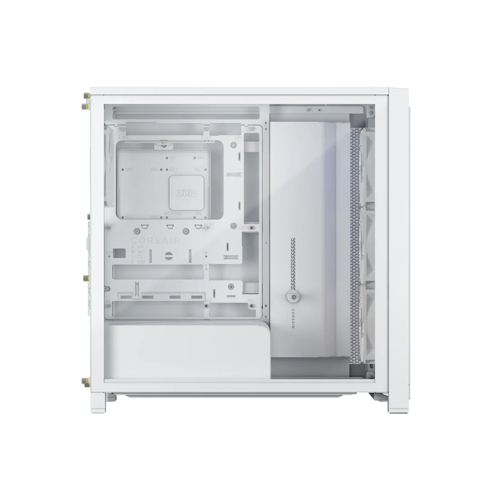Corsair CASE FRAME 4000X RS Mid-Tower PC Case - White – TechCure India