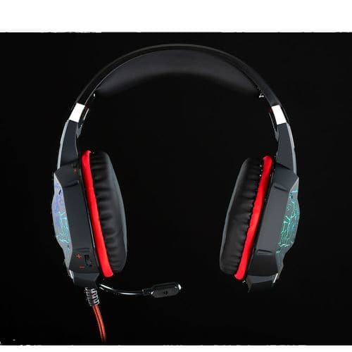 COSMIC BYTE G1500 3.5mm Wired 7.1 Surround Gaming Headphone With Mic ( Black / Red ) - 2
