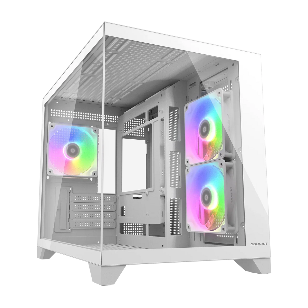 Cougar FV150 mini RGB White Mini Tower Cabinet – TechCure India