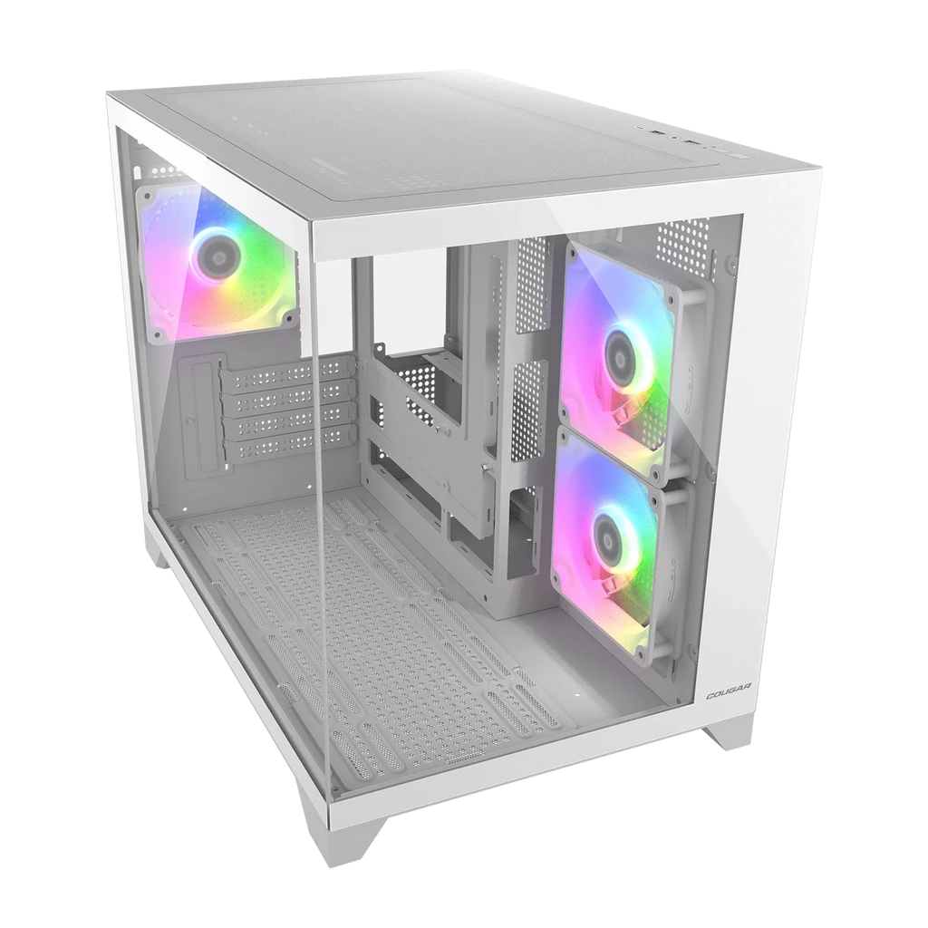 Cougar FV150 mini RGB White Mini Tower Cabinet – TechCure India