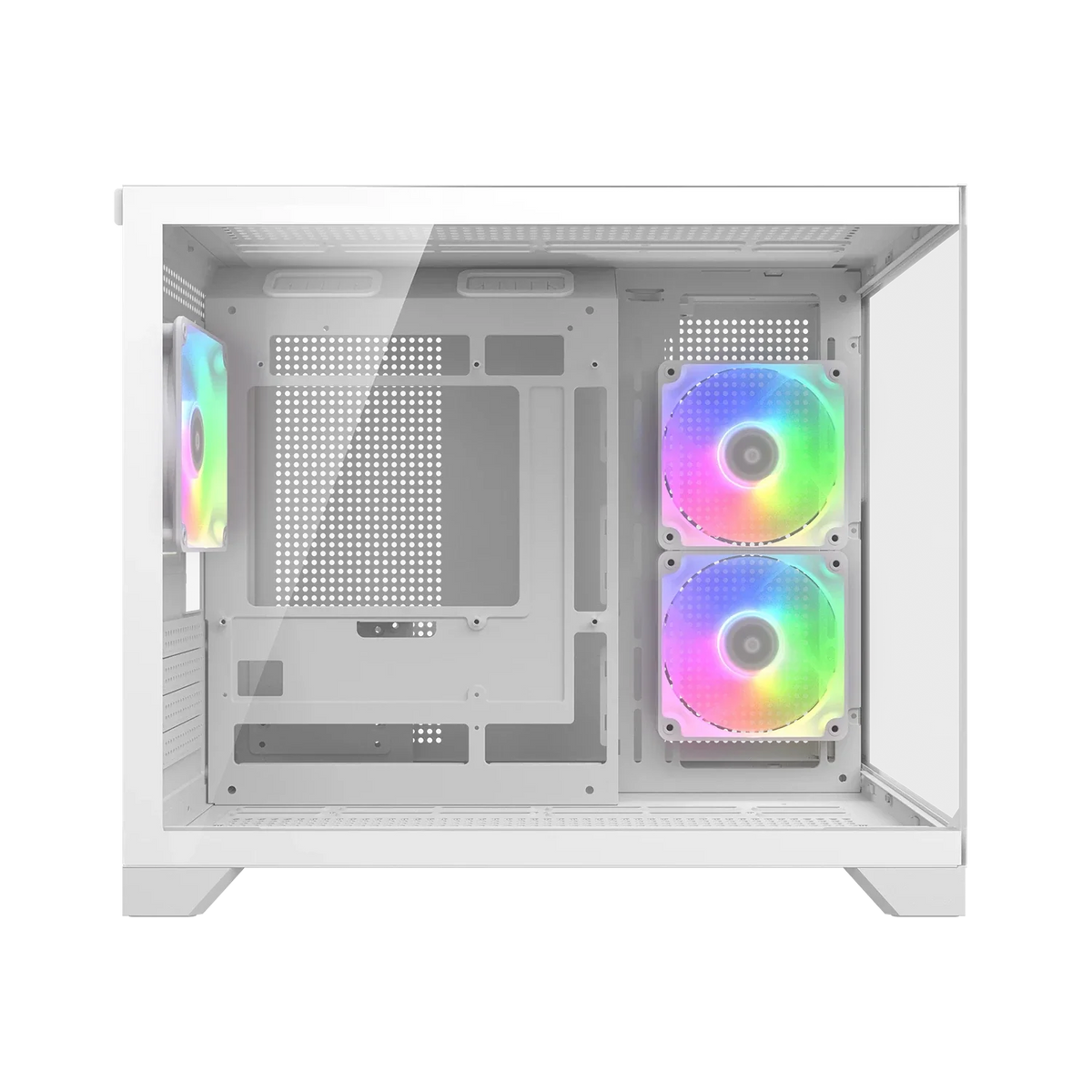 Cougar FV150 mini RGB White Mini Tower Cabinet – TechCure India