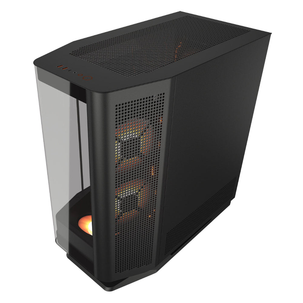 COUGAR FV270 ARGB EATX Mid Tower Cabinet ( Black ) – TechCure India