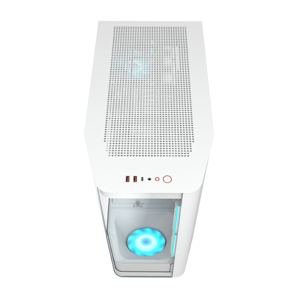 COUGAR FV270 ARGB EATX Mid Tower Cabinet ( White ) - 5