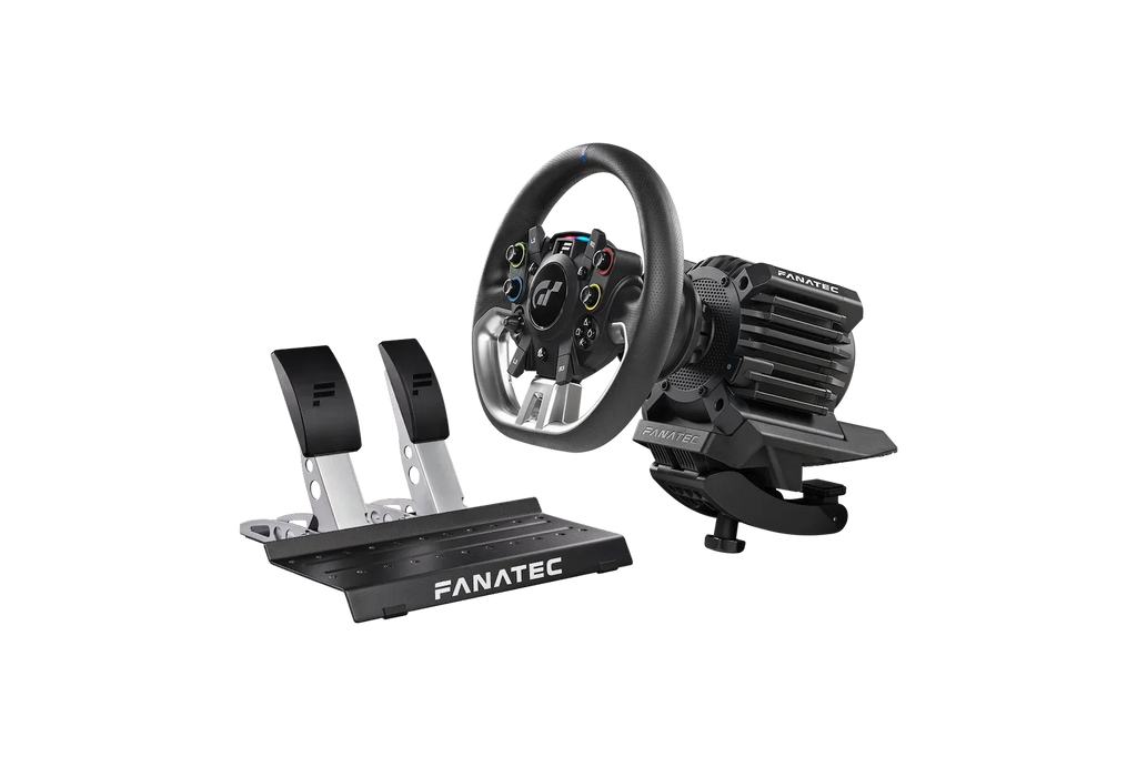 Fanatec Gran Turismo DD Pro Bundle with Wheel & Pedal (5 NM) (DD+SW+P) + QR2 CRD-9020007-EU – TechCure India