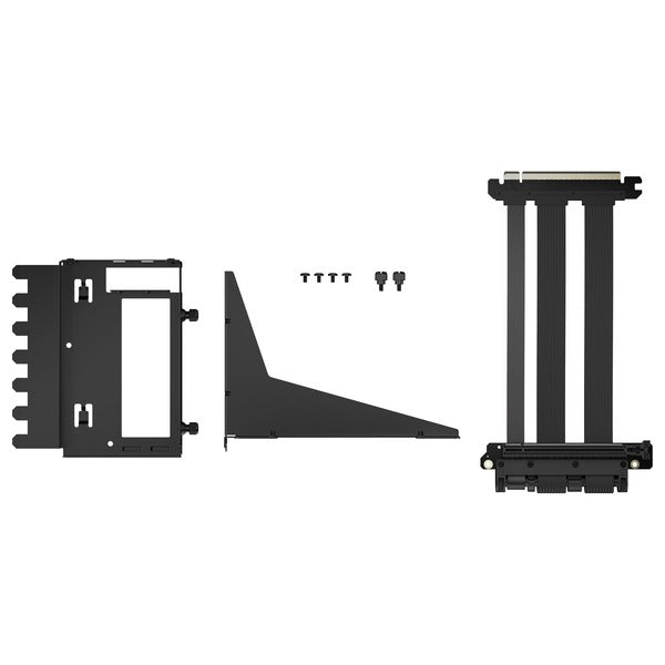 Fractal Design Flex 2 PCIe 4.0 x16 Vertical GPU Riser with Bracket (Black) – TechCure India