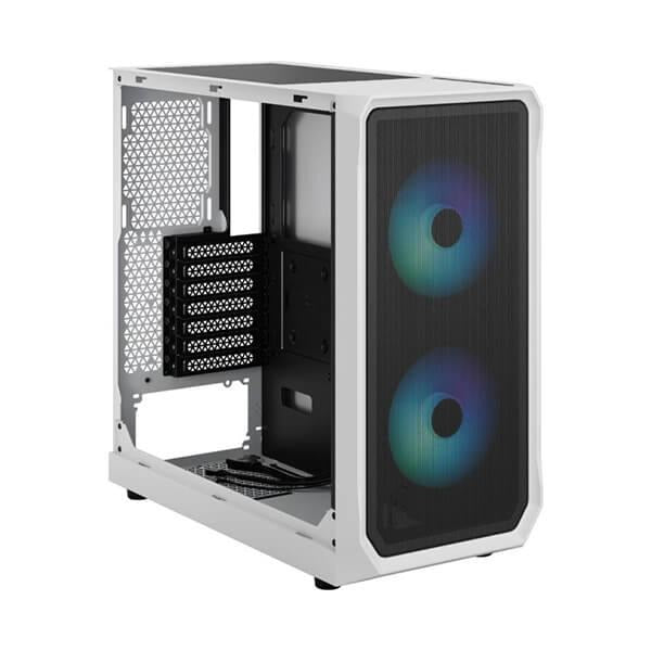 Fractal Design Focus 2 Mesh RGB TG Clear Tint (ATX) Mid Tower Cabinet (White) – TechCure India