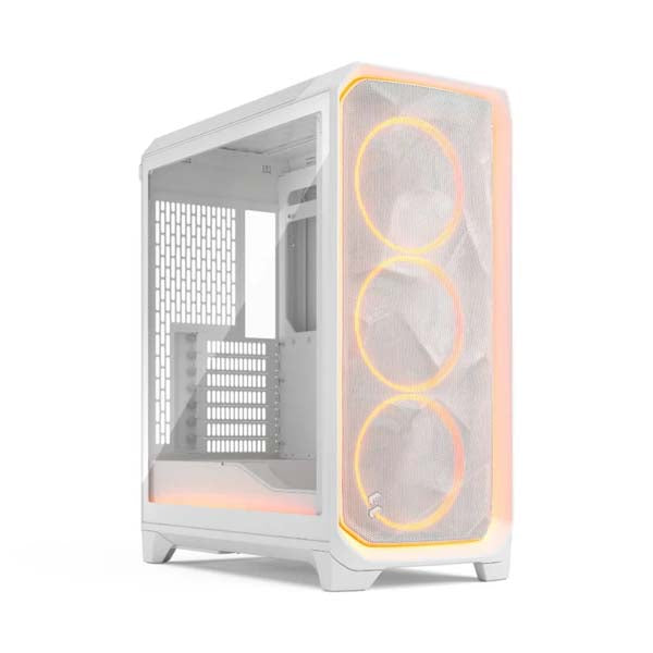 Fractal Design Meshify 3 Ambience Pro RGB TG Clear Tint Mid-Tower Case (White) – TechCure India
