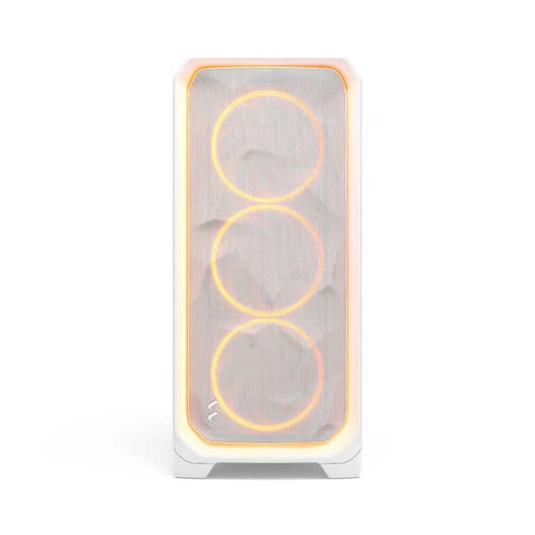 Fractal Design Meshify 3 Ambience Pro RGB TG Clear Tint Mid-Tower Case (White) – TechCure India