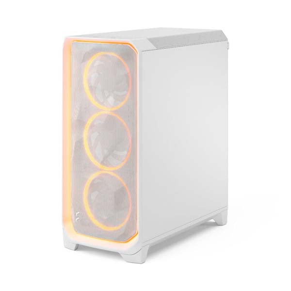 Fractal Design Meshify 3 Ambience Pro RGB TG Clear Tint Mid-Tower Case (White) – TechCure India