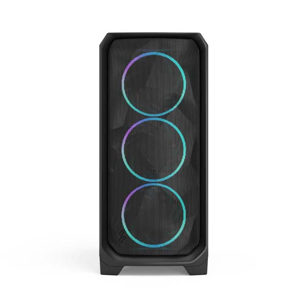 Fractal Design Meshify 3 RGB Light Tint TG ATX Mid Tower PC Case (Black) – TechCure India