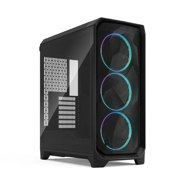 Fractal Design Meshify 3 RGB Light Tint TG ATX Mid Tower PC Case (Black) – TechCure India