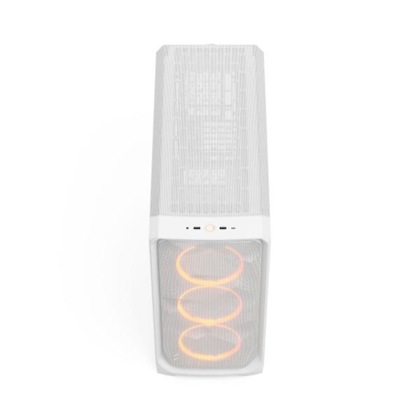 Fractal Design Meshify 3 XL RGB TG Clear Tint Full Tower Case ( White ) – TechCure India