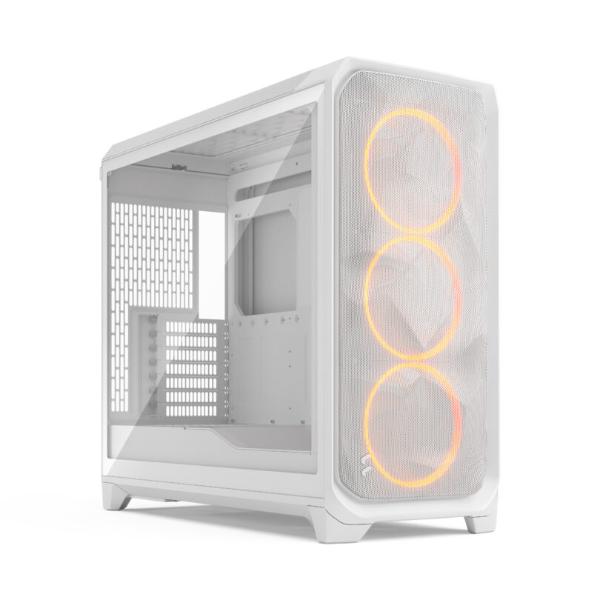 Fractal Design Meshify 3 XL RGB TG Clear Tint Full Tower Case ( White ) – TechCure India