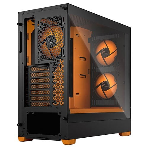 Fractal Design Pop Air RGB Orange Core TG Clear Tint Case – TechCure India