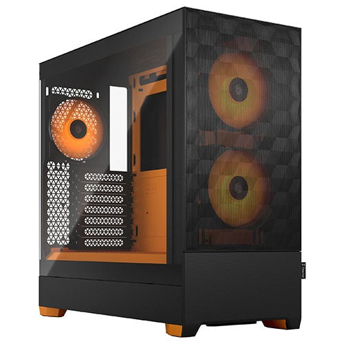 Fractal Design Pop Air RGB Orange Core TG Clear Tint Case – TechCure India
